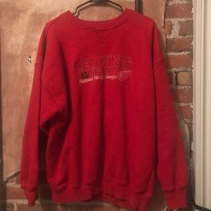 Vintage Detroit Red Wings Crewneck Sweatshirt